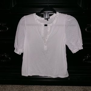 NWOT NEVER WORN Women’s white blouse